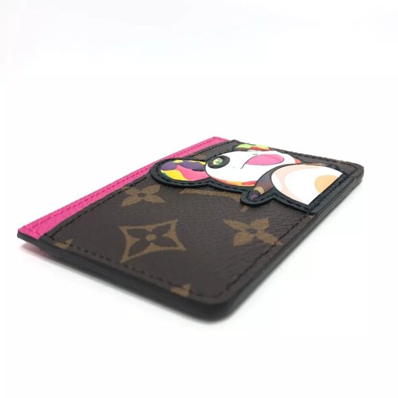 LOUIS VUITTON LV × TM Porte Cult-Simple Murakami Takashi Panda Card Case - Picture 3 of 9